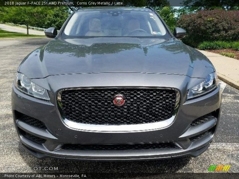 Corris Grey Metallic / Latte 2018 Jaguar F-PACE 25t AWD Premium