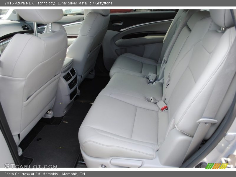 Lunar Silver Metallic / Graystone 2016 Acura MDX Technology