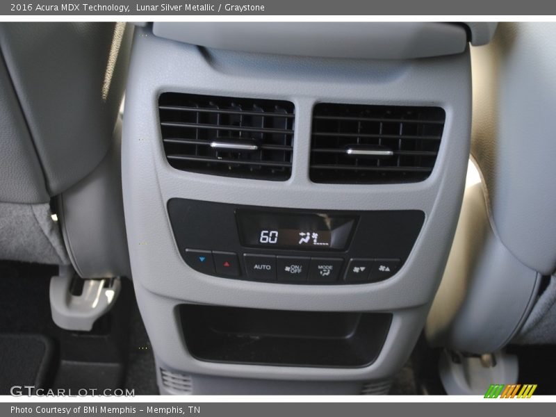 Lunar Silver Metallic / Graystone 2016 Acura MDX Technology