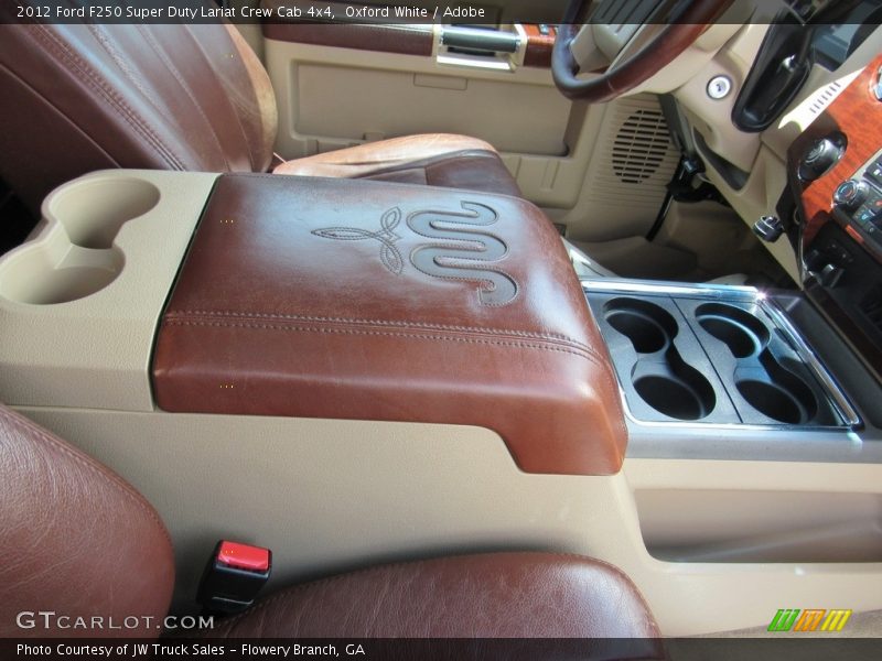 Oxford White / Adobe 2012 Ford F250 Super Duty Lariat Crew Cab 4x4