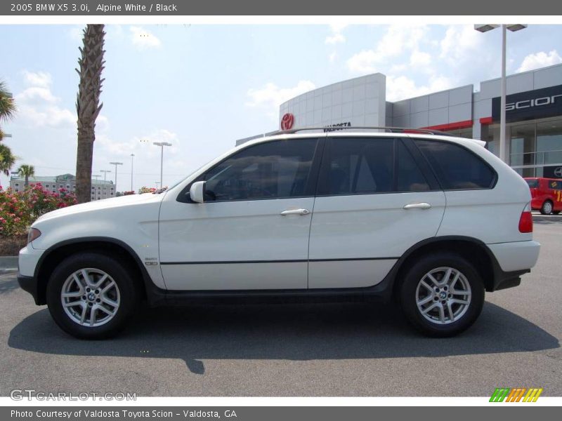 Alpine White / Black 2005 BMW X5 3.0i