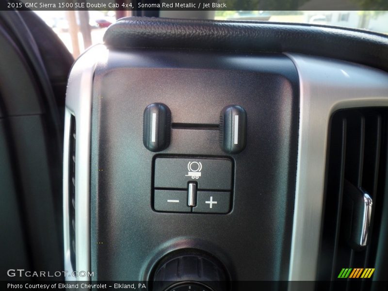 Sonoma Red Metallic / Jet Black 2015 GMC Sierra 1500 SLE Double Cab 4x4