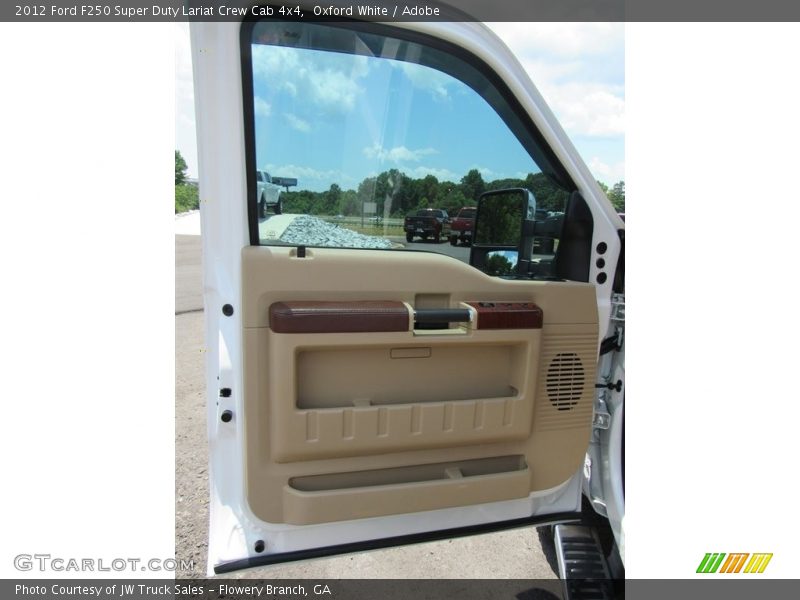 Oxford White / Adobe 2012 Ford F250 Super Duty Lariat Crew Cab 4x4