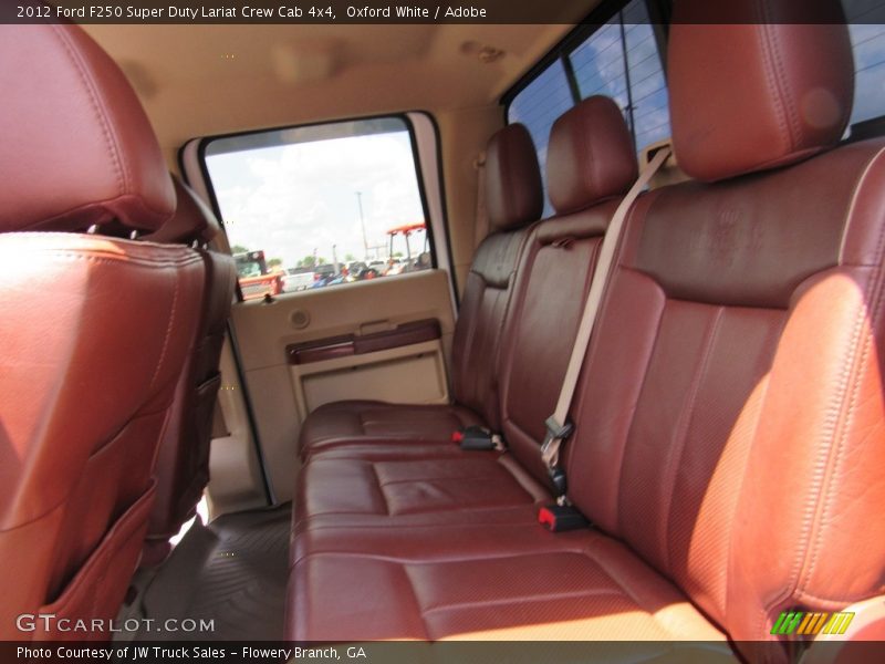 Oxford White / Adobe 2012 Ford F250 Super Duty Lariat Crew Cab 4x4