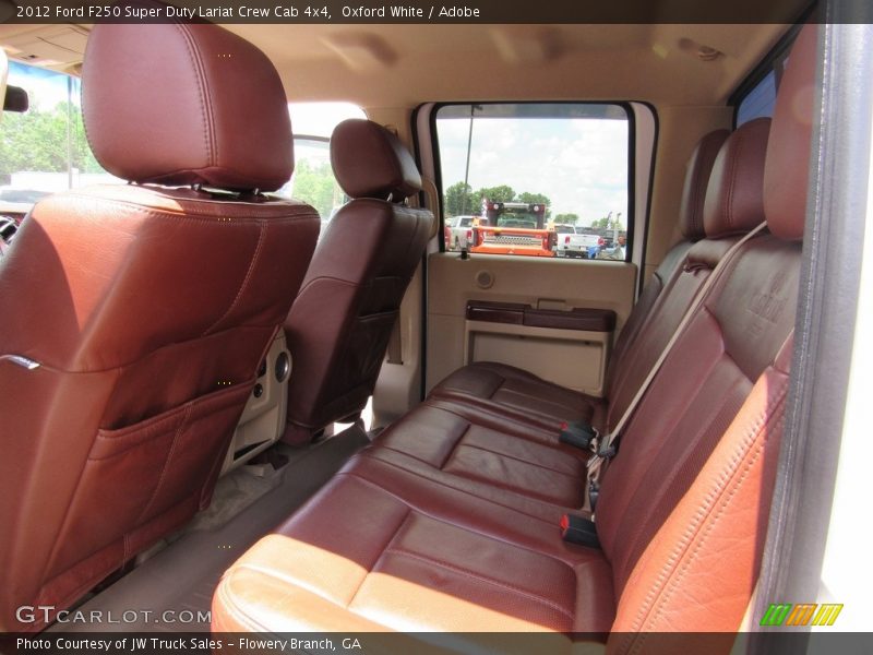 Oxford White / Adobe 2012 Ford F250 Super Duty Lariat Crew Cab 4x4