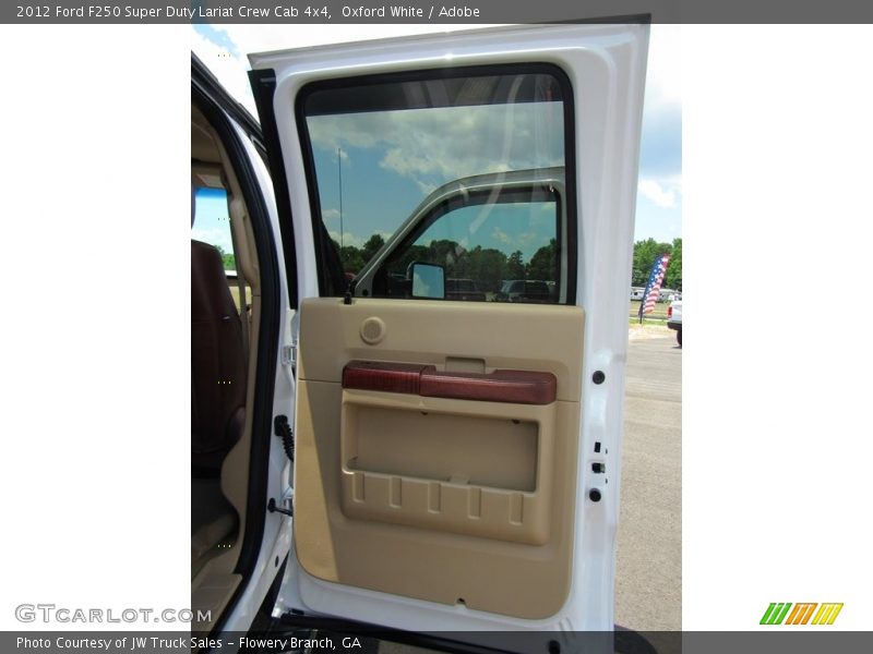 Oxford White / Adobe 2012 Ford F250 Super Duty Lariat Crew Cab 4x4