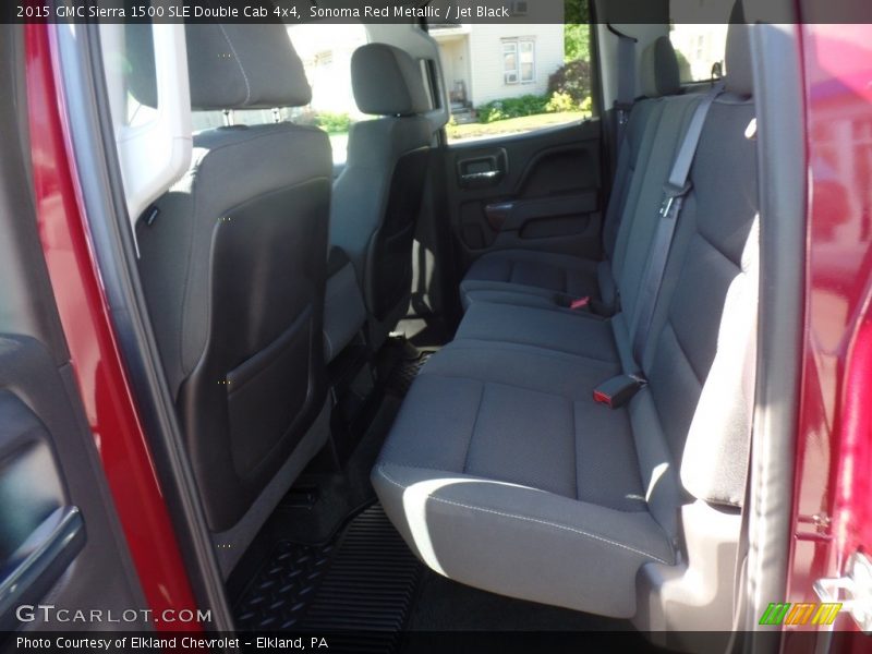 Sonoma Red Metallic / Jet Black 2015 GMC Sierra 1500 SLE Double Cab 4x4