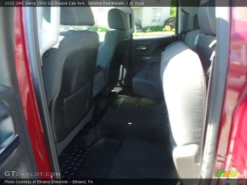 Sonoma Red Metallic / Jet Black 2015 GMC Sierra 1500 SLE Double Cab 4x4