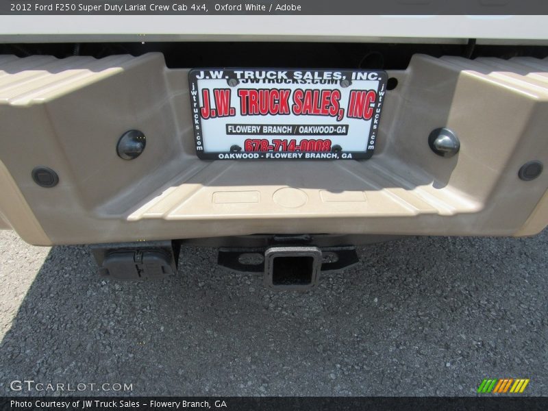 Oxford White / Adobe 2012 Ford F250 Super Duty Lariat Crew Cab 4x4