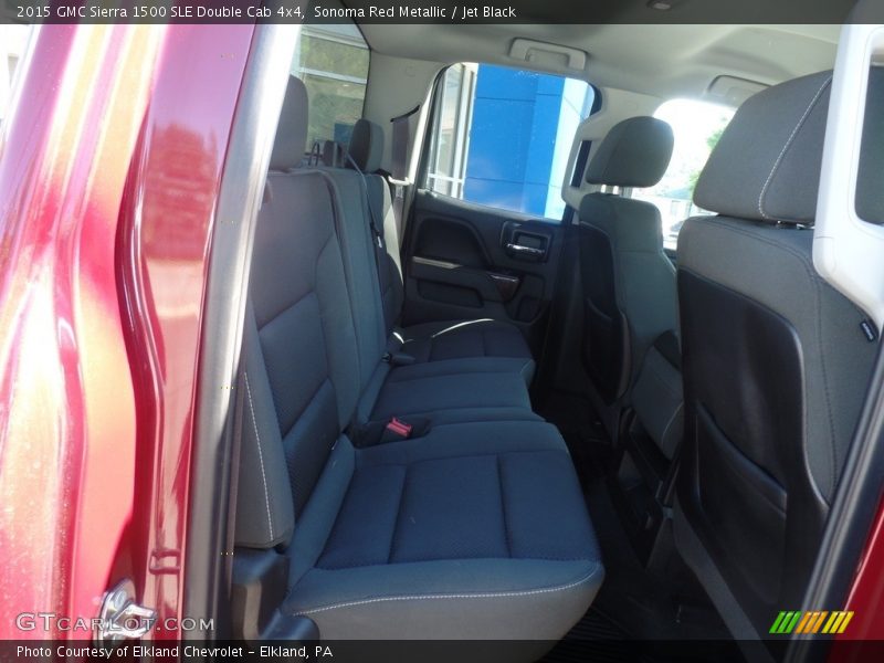 Sonoma Red Metallic / Jet Black 2015 GMC Sierra 1500 SLE Double Cab 4x4