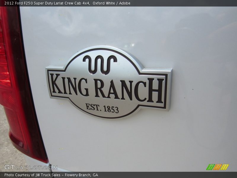 Oxford White / Adobe 2012 Ford F250 Super Duty Lariat Crew Cab 4x4