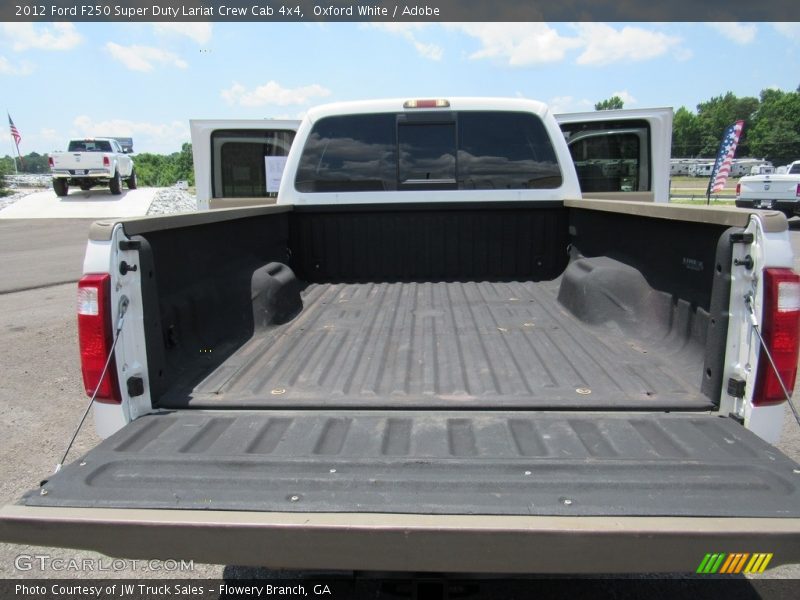 Oxford White / Adobe 2012 Ford F250 Super Duty Lariat Crew Cab 4x4