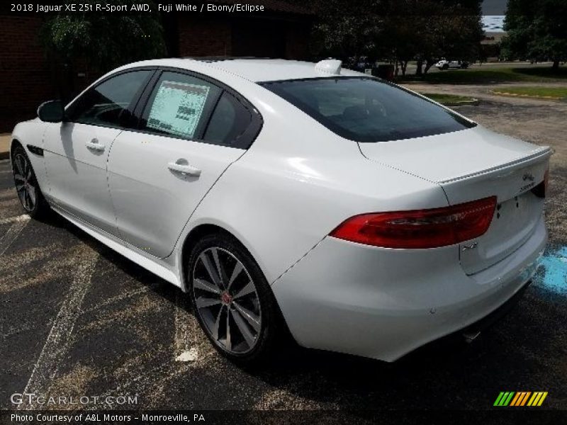 Fuji White / Ebony/Eclipse 2018 Jaguar XE 25t R-Sport AWD
