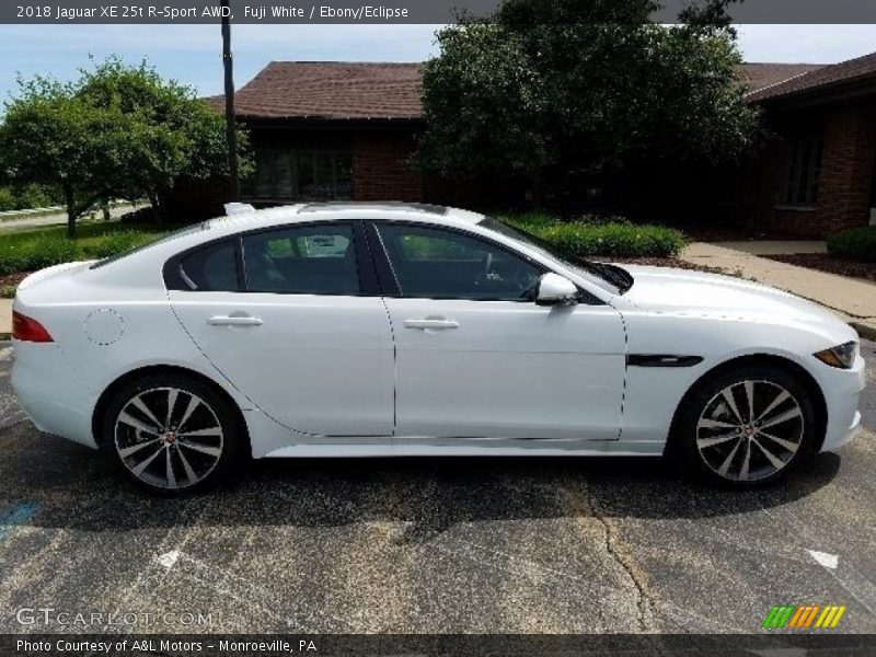 Fuji White / Ebony/Eclipse 2018 Jaguar XE 25t R-Sport AWD