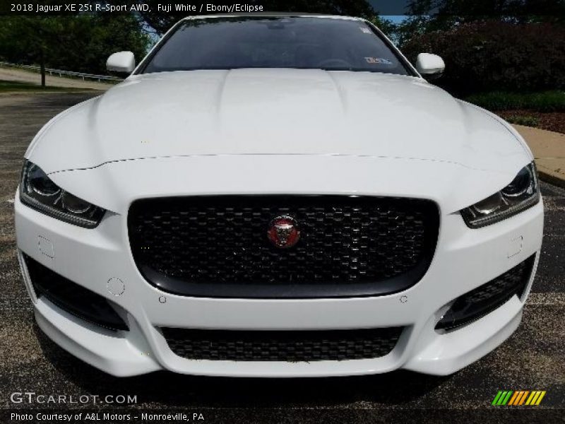 Fuji White / Ebony/Eclipse 2018 Jaguar XE 25t R-Sport AWD