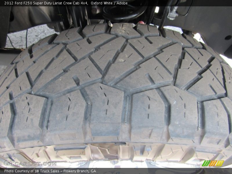 Oxford White / Adobe 2012 Ford F250 Super Duty Lariat Crew Cab 4x4
