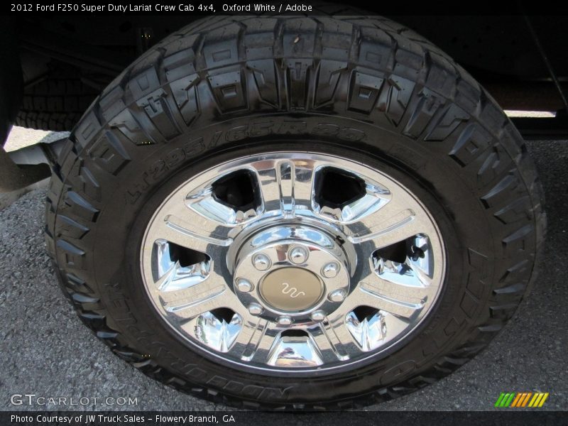 Oxford White / Adobe 2012 Ford F250 Super Duty Lariat Crew Cab 4x4