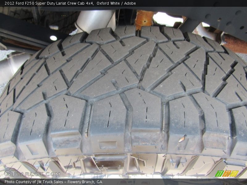 Oxford White / Adobe 2012 Ford F250 Super Duty Lariat Crew Cab 4x4