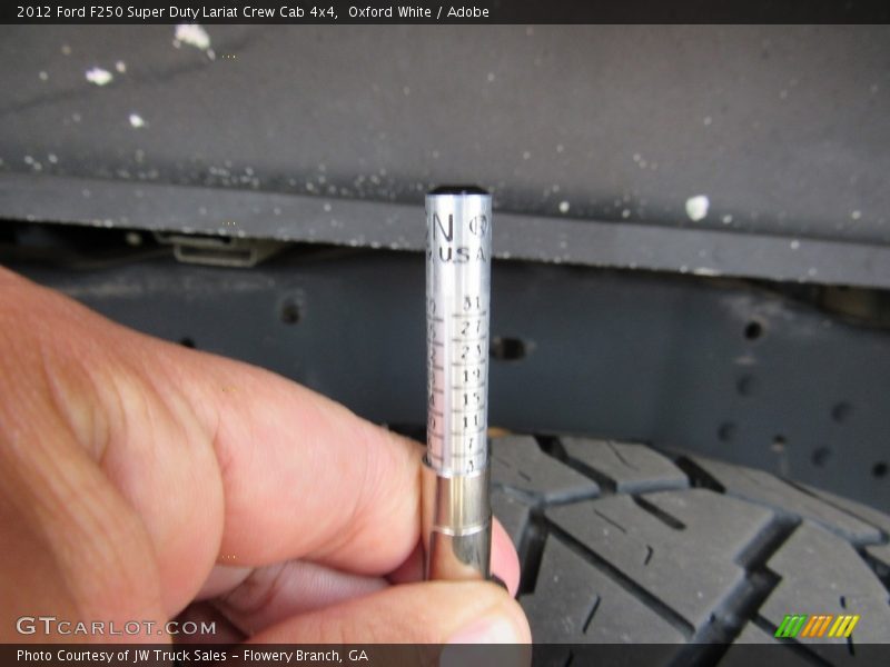 Oxford White / Adobe 2012 Ford F250 Super Duty Lariat Crew Cab 4x4