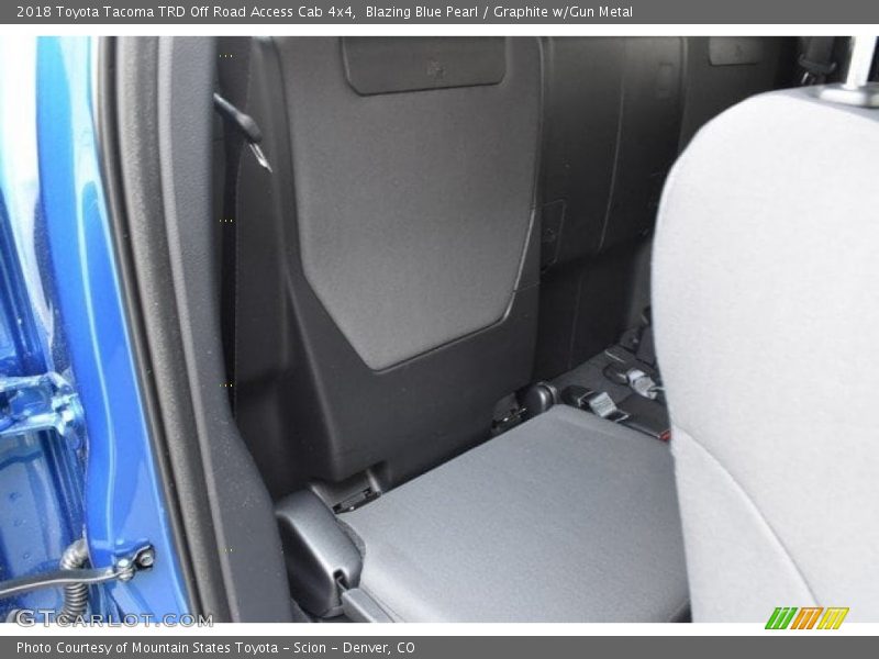 Blazing Blue Pearl / Graphite w/Gun Metal 2018 Toyota Tacoma TRD Off Road Access Cab 4x4