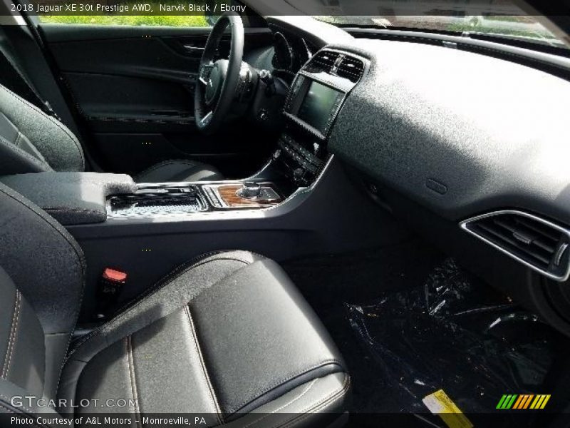 Narvik Black / Ebony 2018 Jaguar XE 30t Prestige AWD