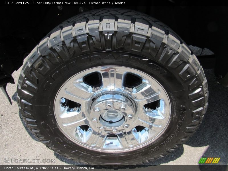 Oxford White / Adobe 2012 Ford F250 Super Duty Lariat Crew Cab 4x4