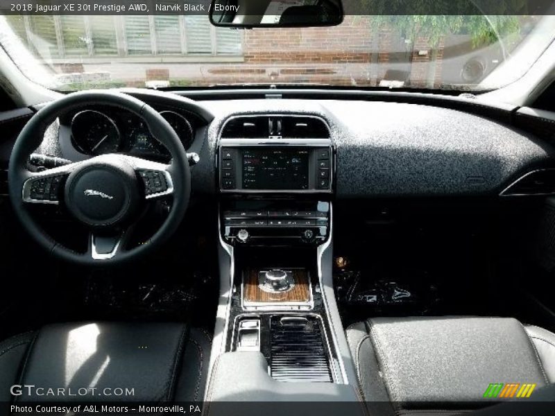Narvik Black / Ebony 2018 Jaguar XE 30t Prestige AWD