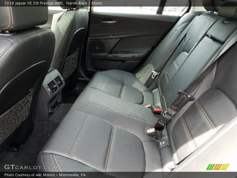 Narvik Black / Ebony 2018 Jaguar XE 30t Prestige AWD