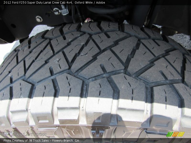 Oxford White / Adobe 2012 Ford F250 Super Duty Lariat Crew Cab 4x4