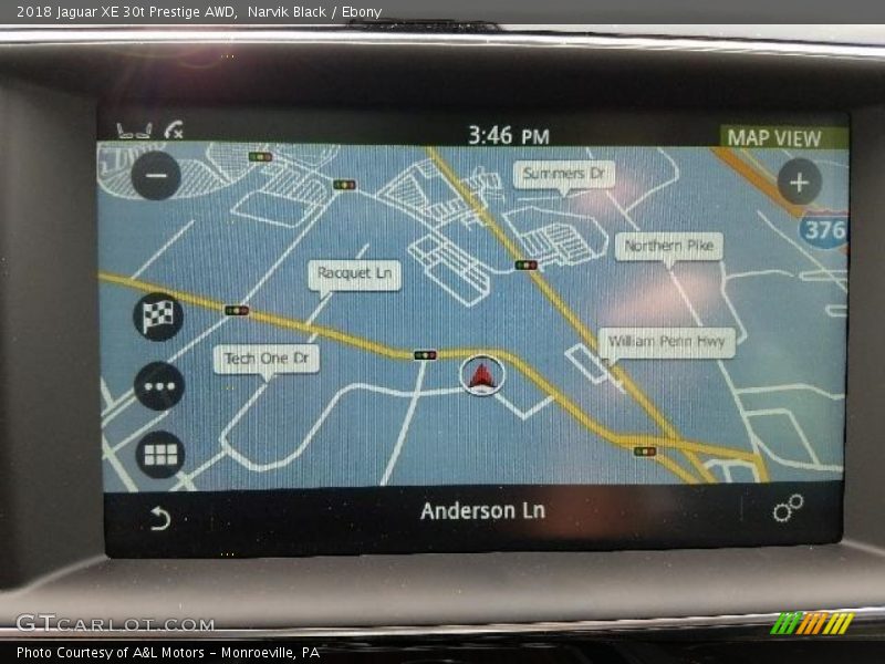 Narvik Black / Ebony 2018 Jaguar XE 30t Prestige AWD