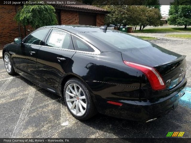 Narvik Black / Ebony 2018 Jaguar XJ R-Sport AWD