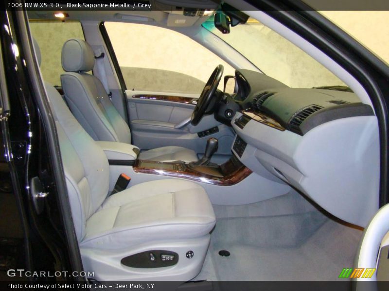 Black Sapphire Metallic / Grey 2006 BMW X5 3.0i