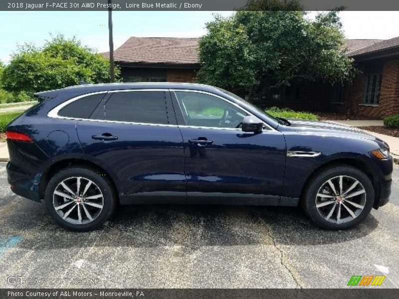 Loire Blue Metallic / Ebony 2018 Jaguar F-PACE 30t AWD Prestige