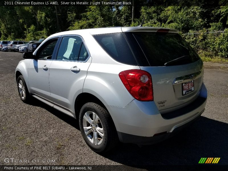 Silver Ice Metallic / Light Titanium/Jet Black 2011 Chevrolet Equinox LS AWD