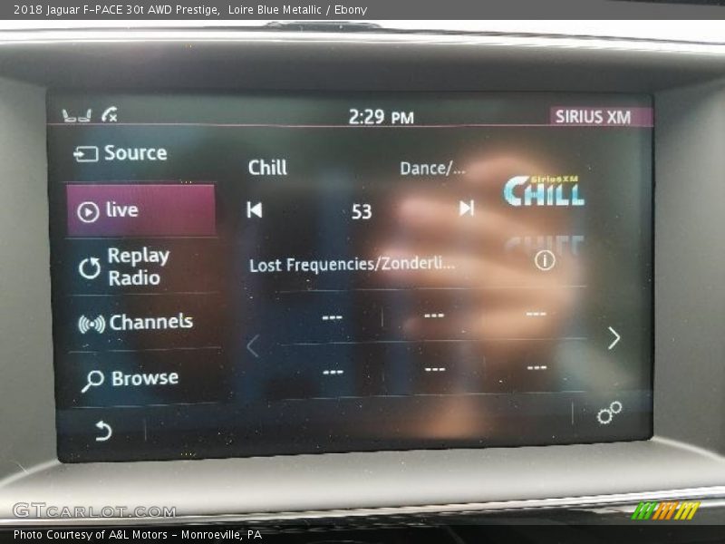 Loire Blue Metallic / Ebony 2018 Jaguar F-PACE 30t AWD Prestige