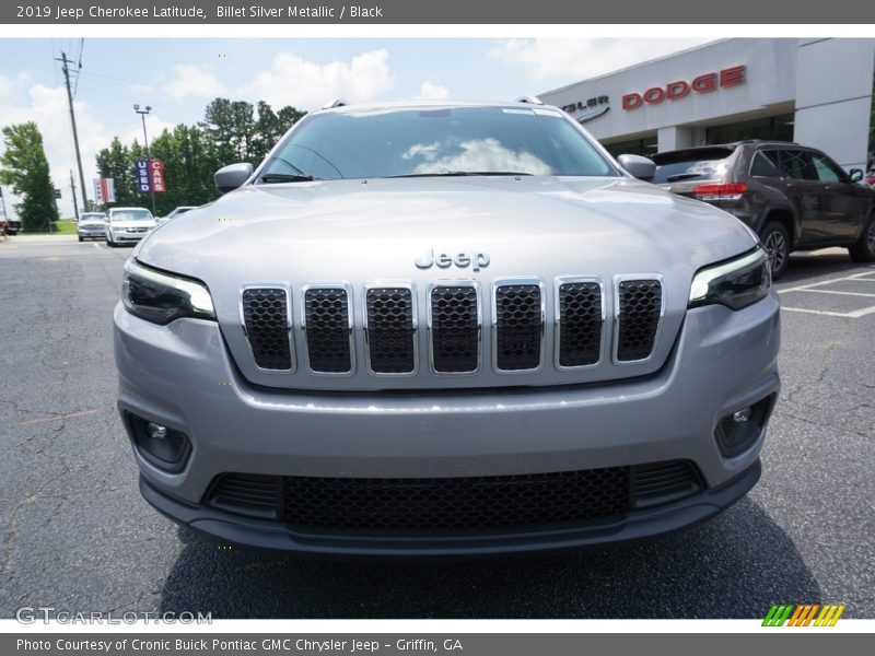 Billet Silver Metallic / Black 2019 Jeep Cherokee Latitude