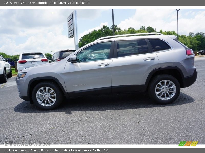 Billet Silver Metallic / Black 2019 Jeep Cherokee Latitude
