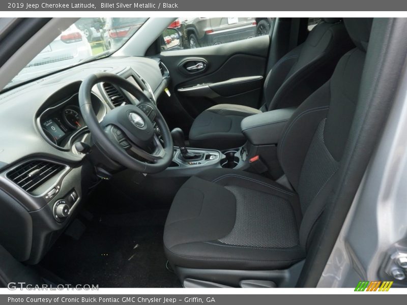 Billet Silver Metallic / Black 2019 Jeep Cherokee Latitude