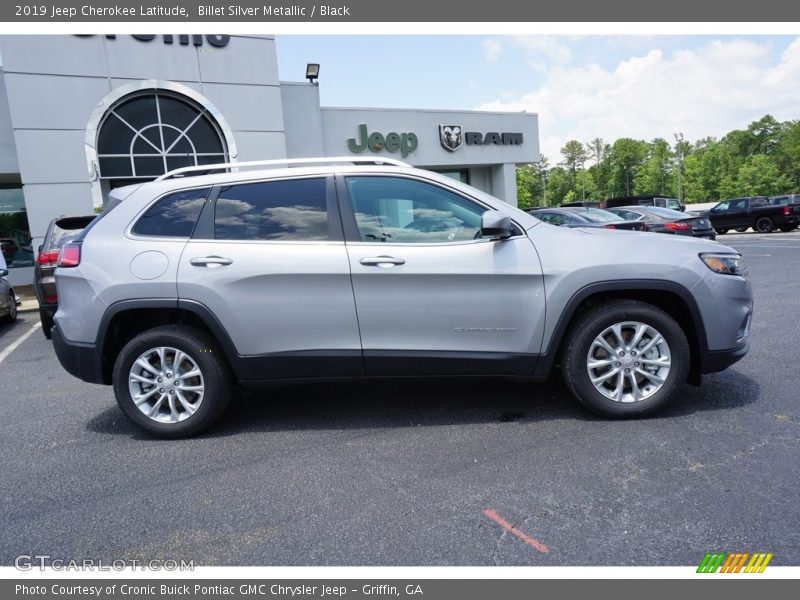 Billet Silver Metallic / Black 2019 Jeep Cherokee Latitude