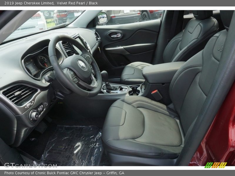 Velvet Red Pearl / Black 2019 Jeep Cherokee Limited
