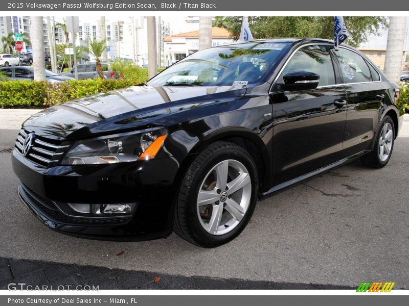 Black / Titan Black 2015 Volkswagen Passat Wolfsburg Edition Sedan