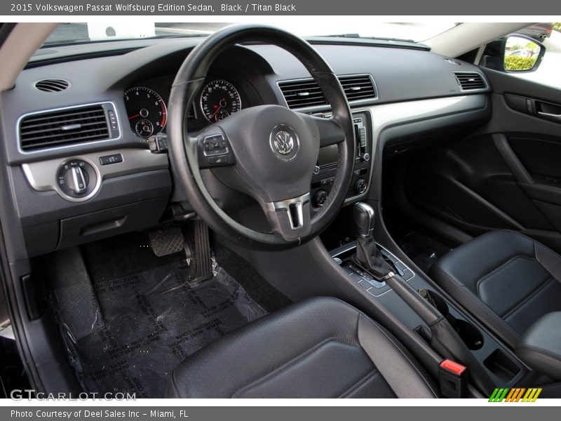 Black / Titan Black 2015 Volkswagen Passat Wolfsburg Edition Sedan