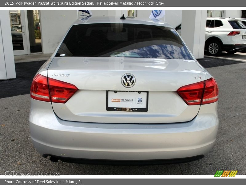 Reflex Silver Metallic / Moonrock Gray 2015 Volkswagen Passat Wolfsburg Edition Sedan