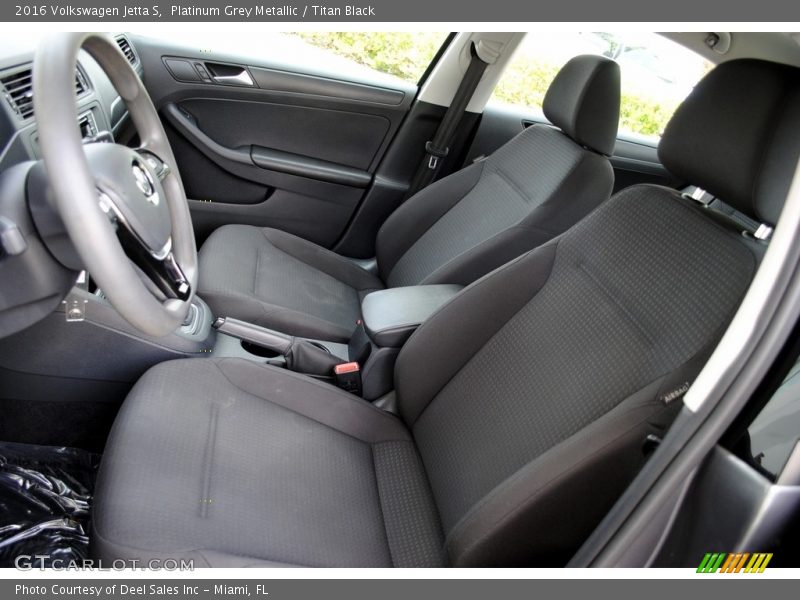 Platinum Grey Metallic / Titan Black 2016 Volkswagen Jetta S