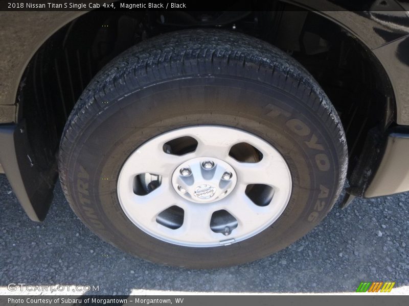 Magnetic Black / Black 2018 Nissan Titan S Single Cab 4x4