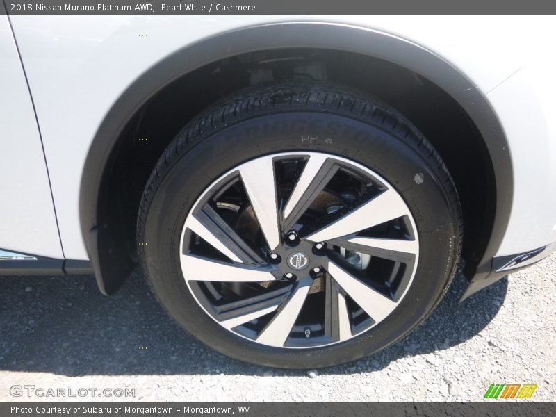 Pearl White / Cashmere 2018 Nissan Murano Platinum AWD