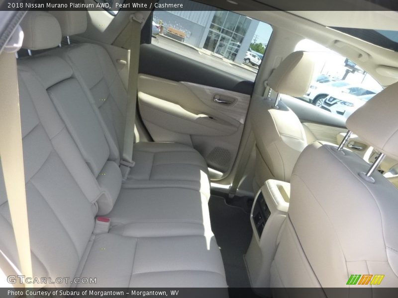 Pearl White / Cashmere 2018 Nissan Murano Platinum AWD