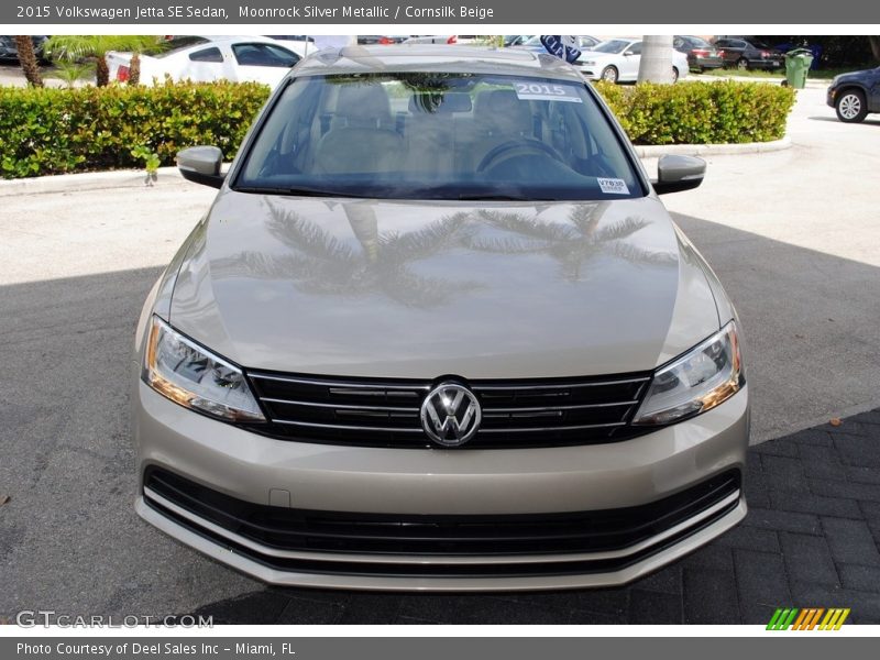 Moonrock Silver Metallic / Cornsilk Beige 2015 Volkswagen Jetta SE Sedan