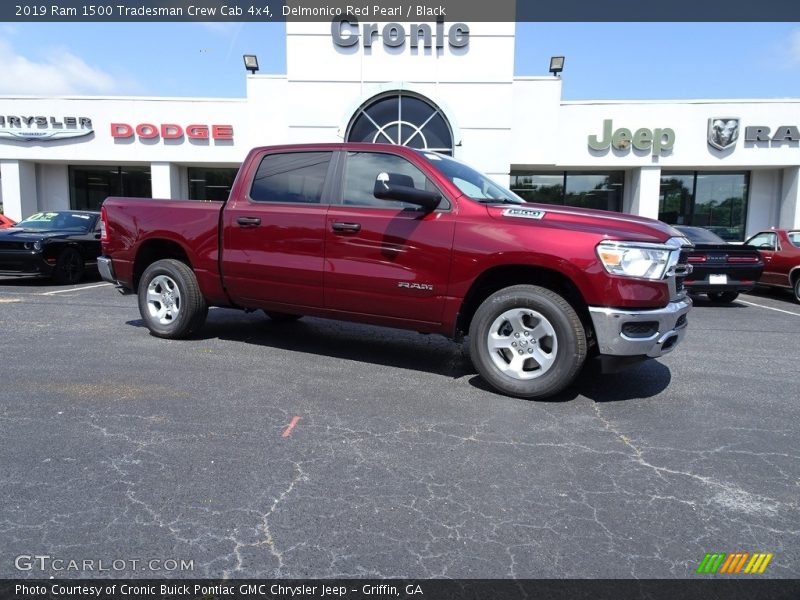 Delmonico Red Pearl / Black 2019 Ram 1500 Tradesman Crew Cab 4x4