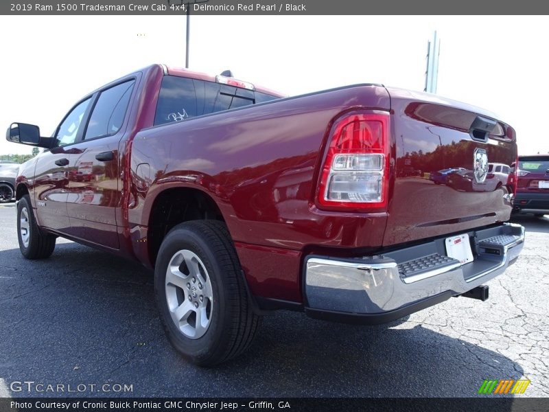 Delmonico Red Pearl / Black 2019 Ram 1500 Tradesman Crew Cab 4x4